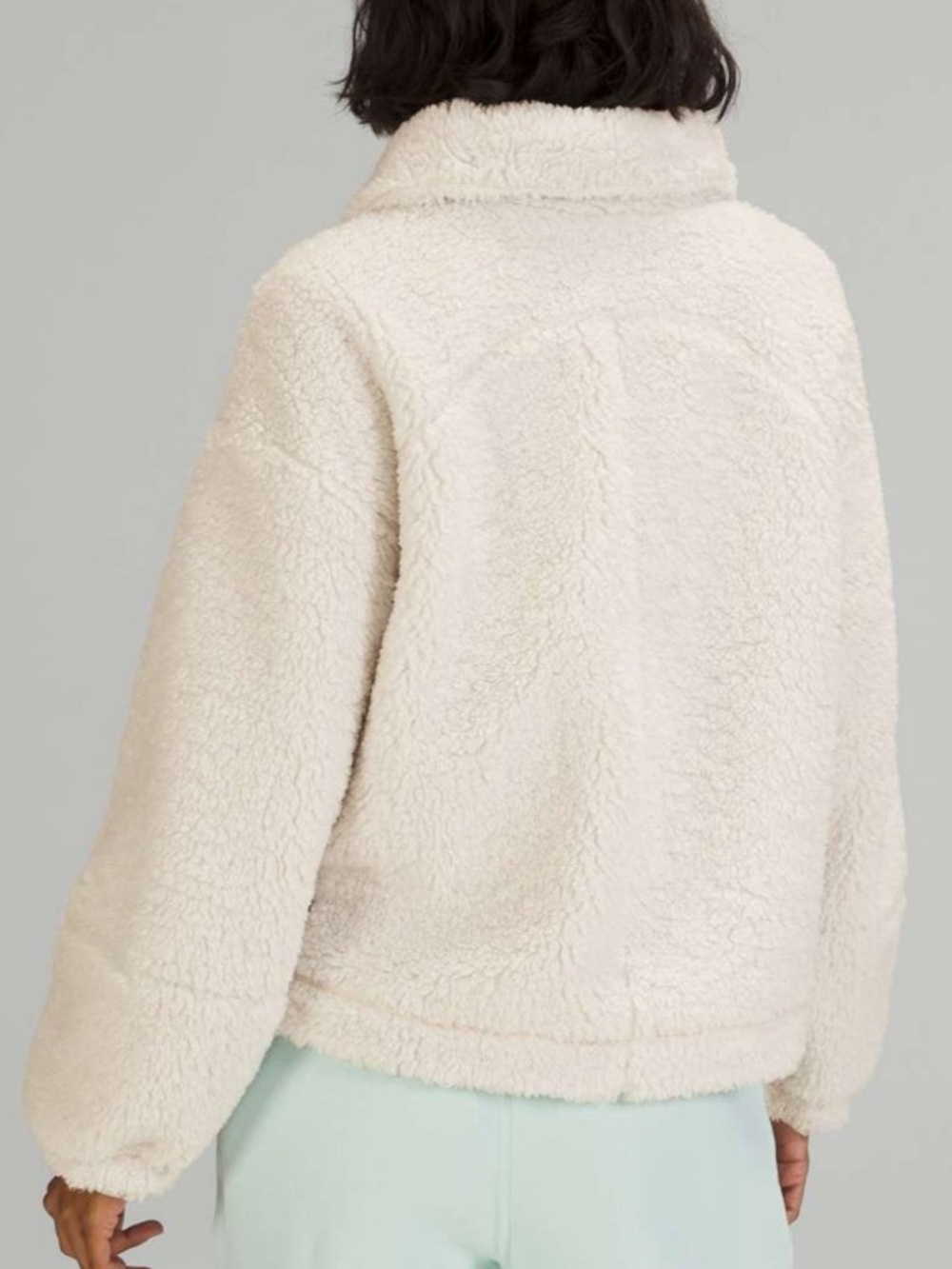 Lululemon Women’s Cinchable Fleece Sherpa Zip-Up Jacket - Picture 7 of 8